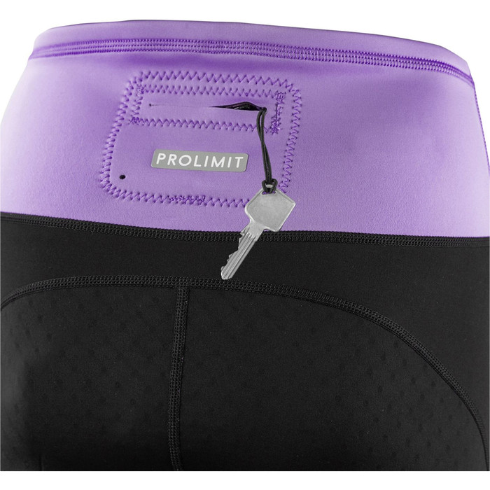 2023 Prolimit Frauen Airmax 1mm Neoprenanzug SUP 3/4 Length Trousers 400.14750.040 - Black / Lavender